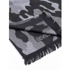 elegáns Roberto Cavalli sál for férfi és női, pure gyapjú, WOV06600004-01198, fekete/szürke Méret: N