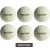 6-csomag SCOOP X-Treme Hockey  Dimple Design Hockey Balls sport Equipment NL266447 fehér Méret: N