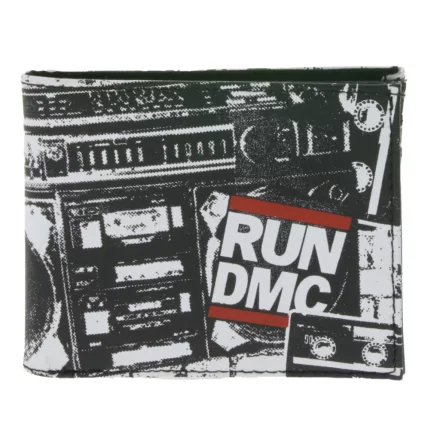 RUN DMC stílusos szíj pénztárca  Eye-Catching Gothic-stílus Motif LW112063DMC fekete/piros/fehér Méret: N
