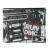 RUN DMC stílusos szíj pénztárca  Eye-Catching Gothic-stílus Motif LW112063DMC fekete/piros/fehér Méret: N