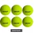 szett of 6 SCOOP X-Treme Hockey Street Balls  Dimple Design, sport Equipment, NI266446, Neon sárga Méret: N