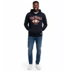 U.S. SPORT AMERICA férfi pulóver  kapucni és nagyméretű Lettering pamut pulóver Summer pulóver Leisure pulóver kék Méret: M