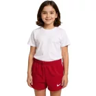 NIKE Stock Fast 2 Gyermek Edző Sort Dri-FIT Technológiával, Foci Nadrág Lányoknak és Fiúknak, Sportnadrág, NT0305-657 Piros Méret:M