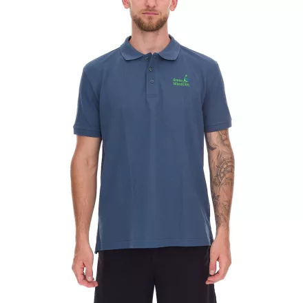 zöld SYLT férfi Polo Ing, vékony Fit, pamut Ing, nadrág-Sleeved Ing, alap Ing, 0100-009 kék Méret: XS