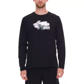   zöld SYLT "WINDSURF világ CUP SYLT" férfi hosszú-Sleeved pamut Ing  Prints 0100-008 fekete Méret: S