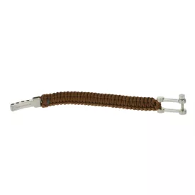   I-BRACE Paracord Karkötő, Survival Rope Braided into a Karkötő Made of Tear-ellenálló Parachute Cord 550 Cord IB1002 barna Méret: M