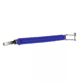   I-BRACE Paracord Karkötő, Survival Rope Braided Karkötő Made of Tear-ellenálló Parachute Cord 550 Cord IB1027 kék Méret: S