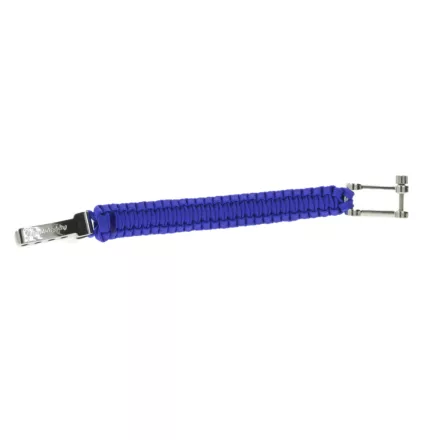 I-BRACE Paracord Karkötő, Survival Rope Braided Karkötő Made of Tear-ellenálló Parachute Cord 550 Cord IB1027 kék Méret: S