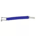 I-BRACE Paracord Karkötő, Survival Rope Braided Karkötő Made of Tear-ellenálló Parachute Cord 550 Cord IB1027 kék Méret: S