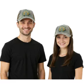   FALL OUT gyerek alternative rock szíj baseball sapka  logo embroidery, camouflage trucker sapka TC104185FOB zöld/barna Méret: N