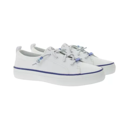 SPERRY Crest Vibe  női alkalmi edzőcipő edző cipő, Sustainable Everyday Cipő, Slip-On Cipő, STS88472 fehér/kék Méret: 37
