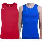 NIKE férfi sport Ing, Muscle Ing  Dri-FIT Technology, Fitness Ing, Tank Top, NT0306, kék vagy piros Méret: S