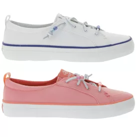   SPERRY Crest Vibe  női alkalmi edzőcipő edző cipő, Sustainable Everyday Cipő, Slip-On Cipő, STS884 Flamingo rózsaszín vagy fehér Méret: 37