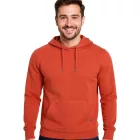 férfi pulóver, Hooded Pulóver, alap Pulóver, Modern pamut Pulóver, piros Méret: S