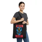 MISFITS Teenagers  Mars Punk Rock szíj bevásárló táska táska nőknek és férfi, kifordítható válltáska táska LT114889MISO 35x32 cm LT114889MISO fekete/Multicolored Méret: N
