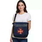 Slayer fém szíj válltáska táska, oldal táska táska, laptop táska, Fan Merchandise, 37 x 32 x 4 cm, fekete/piros Méret: N