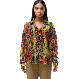   Aniston alkalmi női Summer blúz  stílusos Design, hosszú-újj Ing 78337452, színes Méret: 40
