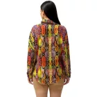 Aniston alkalmi női Summer blúz  stílusos Design, hosszú-újj Ing 78337452, színes Méret: 48