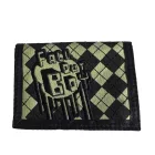 Fall Out gyerek stílusos szíj pénztárca  Eye-Catching Motif, Gothic-stílus pénztárca, FW108967FOB, fekete/zöld Méret: N