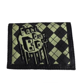   Fall Out gyerek stílusos szíj pénztárca  Eye-Catching Motif, Gothic-stílus pénztárca, FW108967FOB, fekete/zöld Méret: N