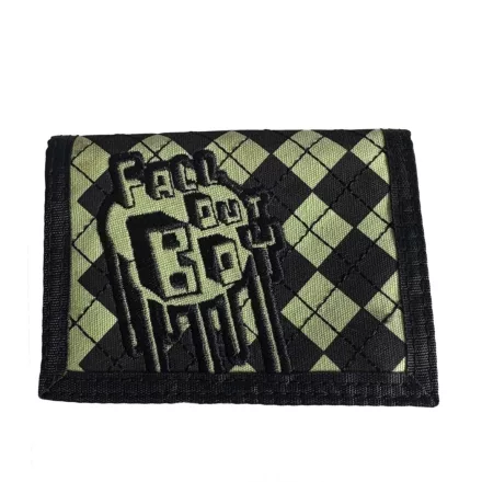Fall Out gyerek stílusos szíj pénztárca  Eye-Catching Motif, Gothic-stílus pénztárca, FW108967FOB, fekete/zöld Méret: N