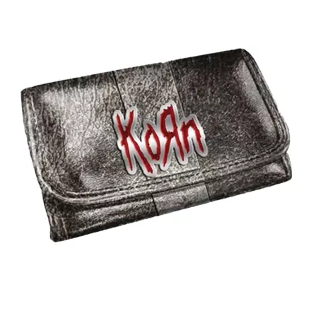 Korn szíj pénztárca in a  Look  Logo Lettering, ezüst Méret: N