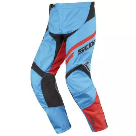 SCOTT nadrág 350 férfi Motocross nadrág, Motorsport ruházat  Lower Leg Cuffs, 240919 1454 világos kék/narancssárga/fekete Méret: 30