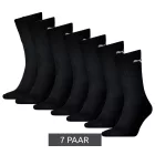 7 pár PUMA Plain sport Zokni, pamut Zokni, Tennis Zokni, hosszú Zokni, 701222094 003 fekete Méret: 35_38