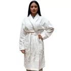 PUMA Unisex férfi női fürdőköpeny  kettő nyitott oldal zseb, Dressing Gown 660008 Navy, piros, vagy fehér Méret: S_M