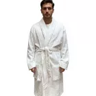 PUMA Unisex férfi női fürdőköpeny  kettő nyitott oldal zseb, Dressing Gown 660008 Navy, piros, vagy fehér Méret: S_M