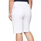 sheego női farmer Sort Rövidnadrág, stílusos farmer nadrág, pamut nadrág, Plus Sizes, 135429 fehér Méret: 54