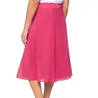 sheego női Szoknya  a Slightly Flared Chiffon Szoknya Plus Sizes 127158 rózsaszín Méret: 50