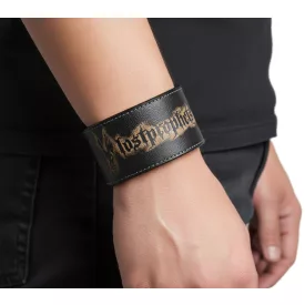   Lostprophets Rock szíj Karkötő  Logo Lettering Fan Merchandise Arm Ékszer WB129100LSP3 fekete Méret: M_L