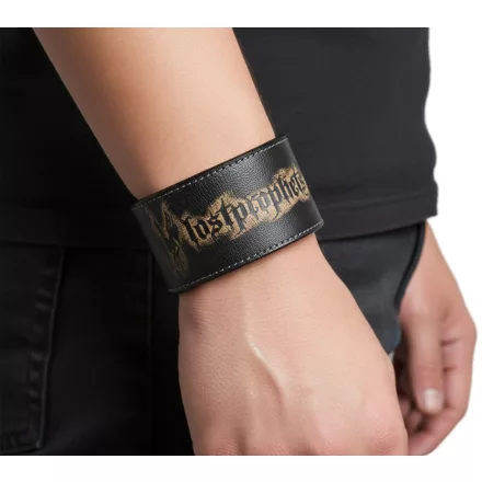Lostprophets Rock szíj Karkötő  Logo Lettering Fan Merchandise Arm Ékszer WB129100LSP3 fekete Méret: M_L