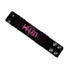 HIM Karkötő Rock szíj  Logo Lettering Fan Merchandise Arm Ékszer WB979445HIM fekete Méret: M_L