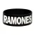 Ramones gumi Karkötő Punk szíj  Ramones Lettering Fan Merchandise WB151095RAM fekete/fehér Méret: N