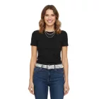 HIM Rock szíj Öv  stílusos minta, ódi bőr Öv, Fan Merchandise BT106248HIM4 fehér/fekete Méret: L