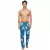 RE:fedett X NFL Miami Dolphins férfi Lounge nadrág, Pure pamut Pajama nadrág, RCNFL1428L, kék/fehér Méret: S