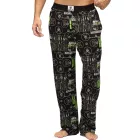 RE:fedett X XBOX Series X Lounge nadrág férfi Pajama nadrág, stílusos Pajama nadrág RCXBX123 fekete/zöld Méret: S