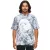 RE:fedett X John Carpenter''s Halloween férfi Tie-Dye póló, kerek nyakú, Fan Ing, RCSTC117, szürke/fehér Méret: S