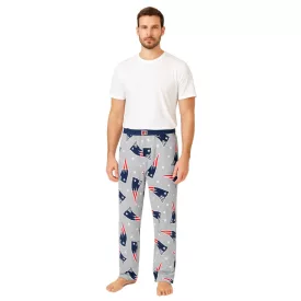   RE:fedett X NFL új England Patriots férfi Lounge nadrág  Team Logo, pamut Pajama nadrág, RCNFL1399 szürke Méret: L