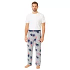 RE:fedett X NFL új England Patriots férfi Lounge nadrág  Team Logo, pamut Pajama nadrág, RCNFL1399 szürke Méret: S