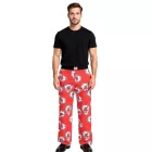 RE:fedett X NFL Kansas City Chiefs férfi Lounge nadrág  Team Logo, pamut Pajama nadrág, RCNFL1400, piros Méret: S