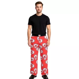  RE:fedett X NFL Kansas City Chiefs férfi Lounge nadrág  Team Logo, pamut Pajama nadrág, RCNFL1400, piros Méret: S