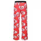 RE:fedett X NFL Kansas City Chiefs férfi Lounge nadrág  Team Logo, pamut Pajama nadrág, RCNFL1400, piros Méret: S
