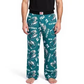   RE:fedett X NFL Philadelphia Eagles férfi Lounge nadrág  Team Logo, pamut Pajama nadrág, RCNFL1461, Midnight zöld Méret: S