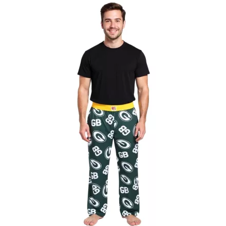 RE:fedett X NFL zöld Bay Packers férfi Lounge nadrág  Team Logo, pamut Pajama nadrág, RCNFL1398 zöld Méret: M