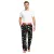 RE:fedett X Pac-férfi Lounge nadrág férfi Pajama nadrág  All-Over Pac-férfi Print, RCPCM400, fekete/piros Méret: L