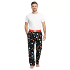 RE:fedett X Pac-férfi Lounge nadrág férfi Pajama nadrág  All-Over Pac-férfi Print, RCPCM400, fekete/piros Méret: M