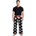 RE:fedett X Disney Mickey Mouse Lounge nadrág férfi Pajama nadrág  Mickey Mouse Print, pamut Pajama nadrág, RCDIF2106, fekete/fehér Méret: S